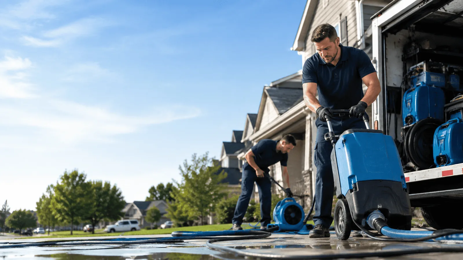 Dehumidification being performed in Cottonwood, MN